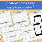 Kids Name Tracing Worksheet Learn To Write Name Learn Phone In Name Tracing For Grade 1