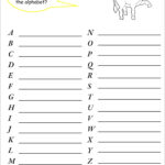 Kids Under 7: Animal Alphabet Challenge Regarding Alphabet Challenge Worksheets