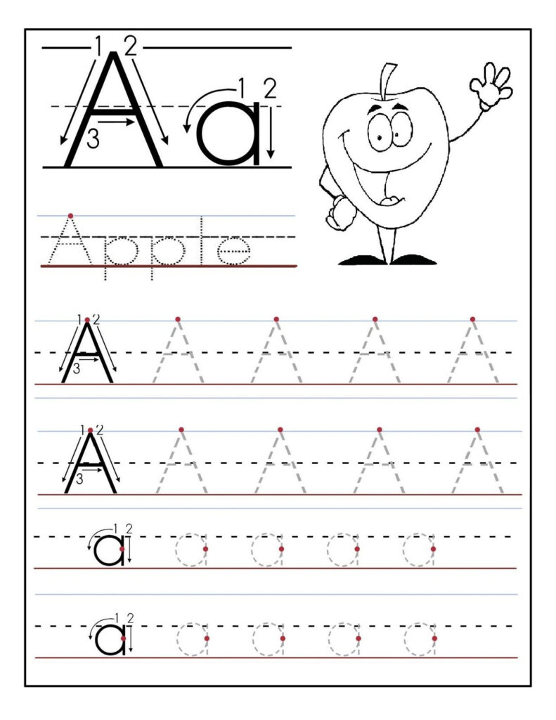 Kids Worksheet Abc Tracing To Learn Writing | Loving