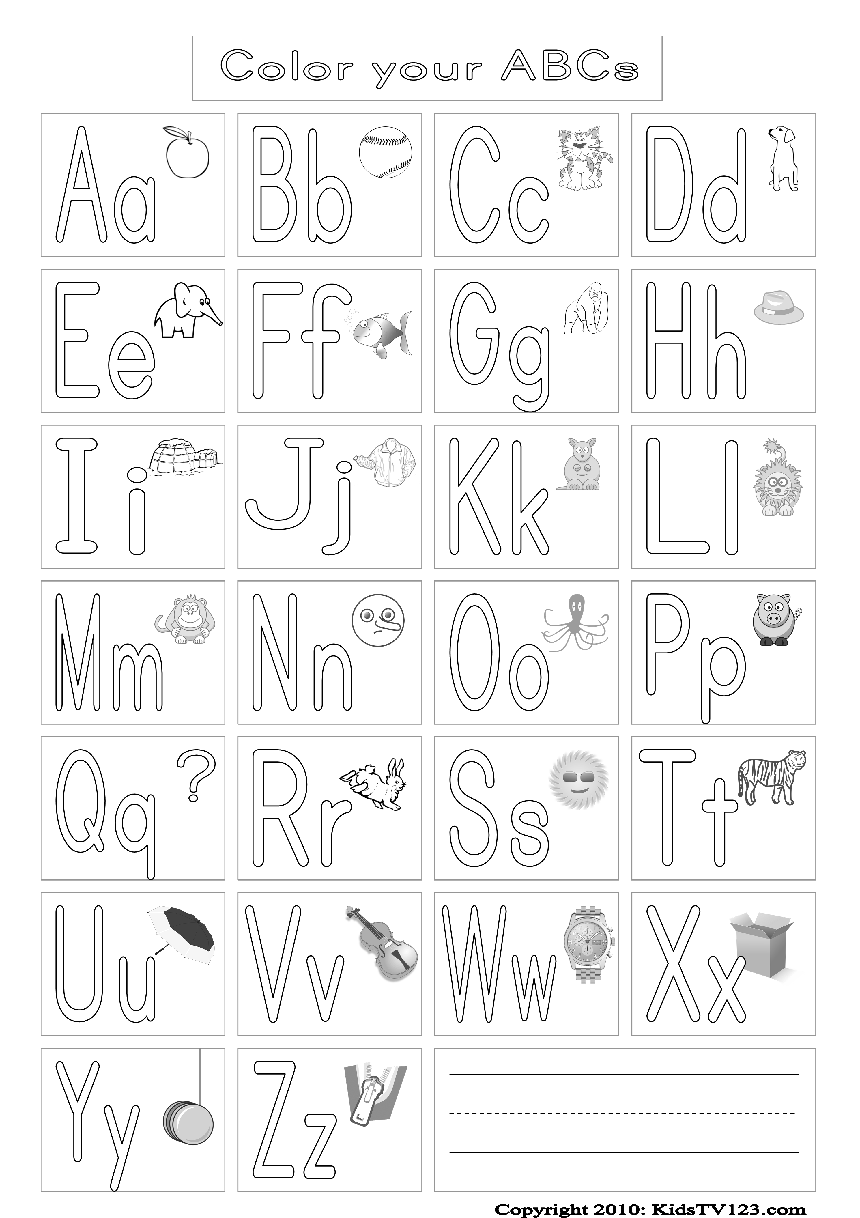 Abc Colouring