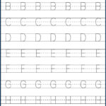 Kindergarten Letter Tracing Worksheets Pdf   Wallpaper Image For Alphabet Tracing A Z Pdf