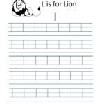 Kindergarten Worksheets: Alphabet Tracing Worksheets   L With Alphabet L Tracing