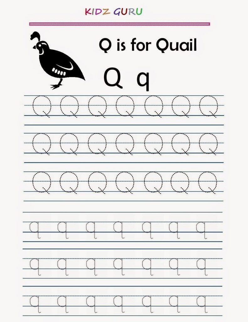 Kindergarten Worksheets: Printable Tracing Worksheet Kindergarten Worksheets: Printable Tracing Worksheet