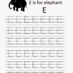 Kindergarten Worksheets: Printable Tracing Worksheets With Regard To Letter E Tracing Worksheets