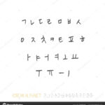 Korean Alphabet / Handwritten Calligraphy 182927426