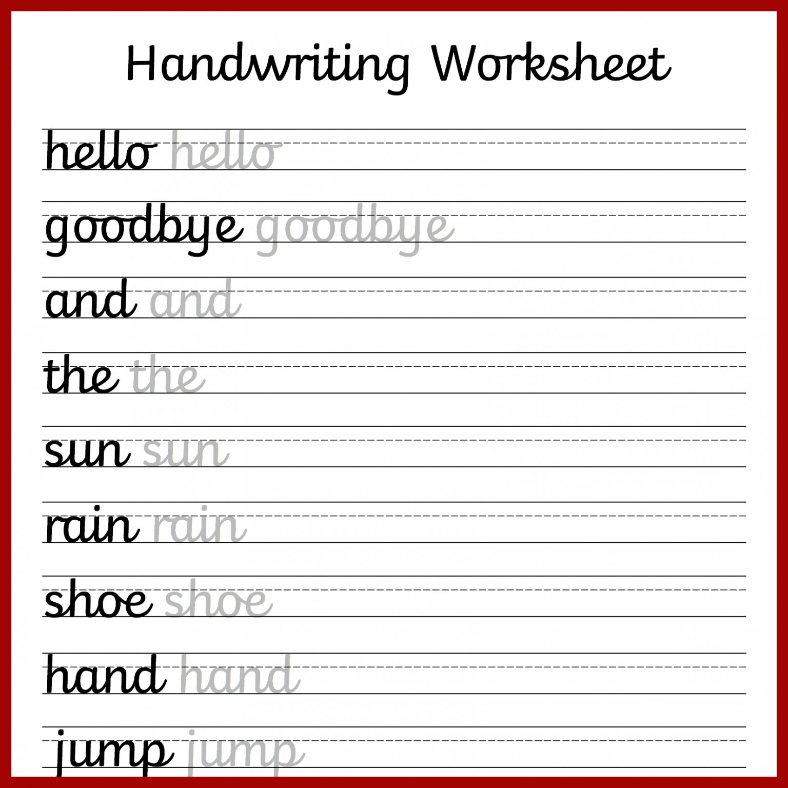 Learn To Write Cursive Worksheetntable Worksheets And