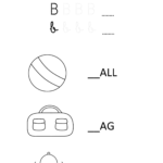 Learning And Writing Letter B For 5 And 6 Year Old Students In Alphabet Worksheets For 6 Year Olds
