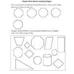 Learning Shapes Worksheets – Octagon | Preschool Worksheets