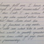 Let Me Know What You Guys Think, 16 Year Old Guy Cursive