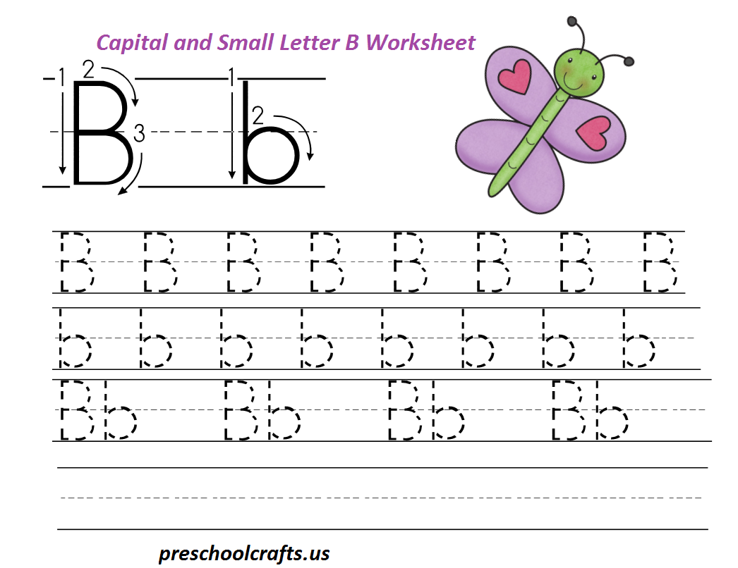 Letter B Worksheets - Preschool And Kindergarten | Kids