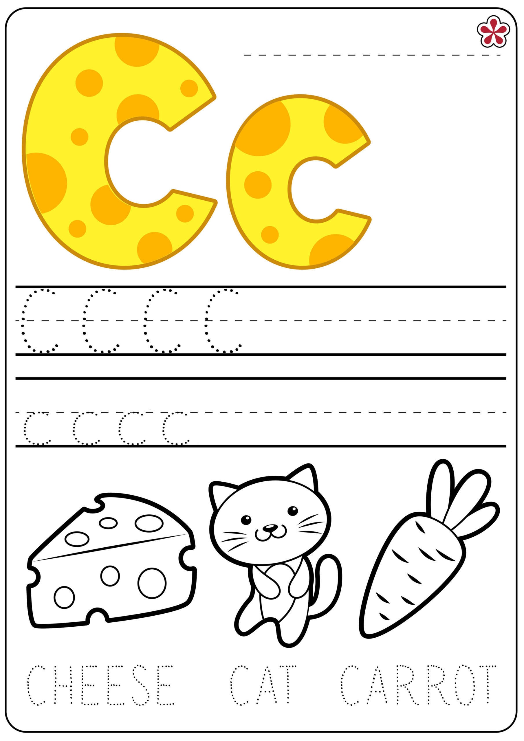 Letter C Worksheets. Teachersmag