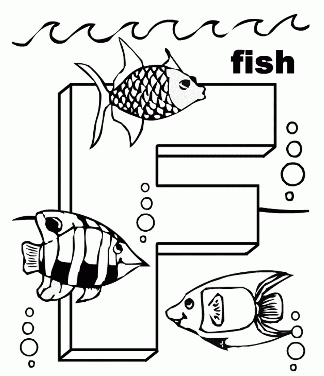 Letter Coloring Page Free Printable Worksheets G Words The pertaining to Letter F Worksheets Coloring Page