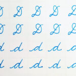 Letter D   Learn To Write Cursive Calligraphy Letter D