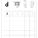 Letter D Worksheets For Educations. Letter D Worksheets With Regard To Letter D Worksheets For 2 Year Olds