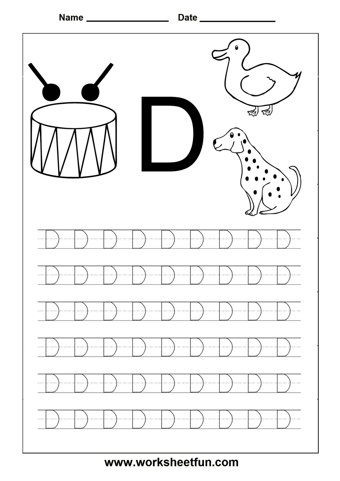 Letter D Worksheets Hd Wallpapers Download Free Letter D with D Letter Tracing