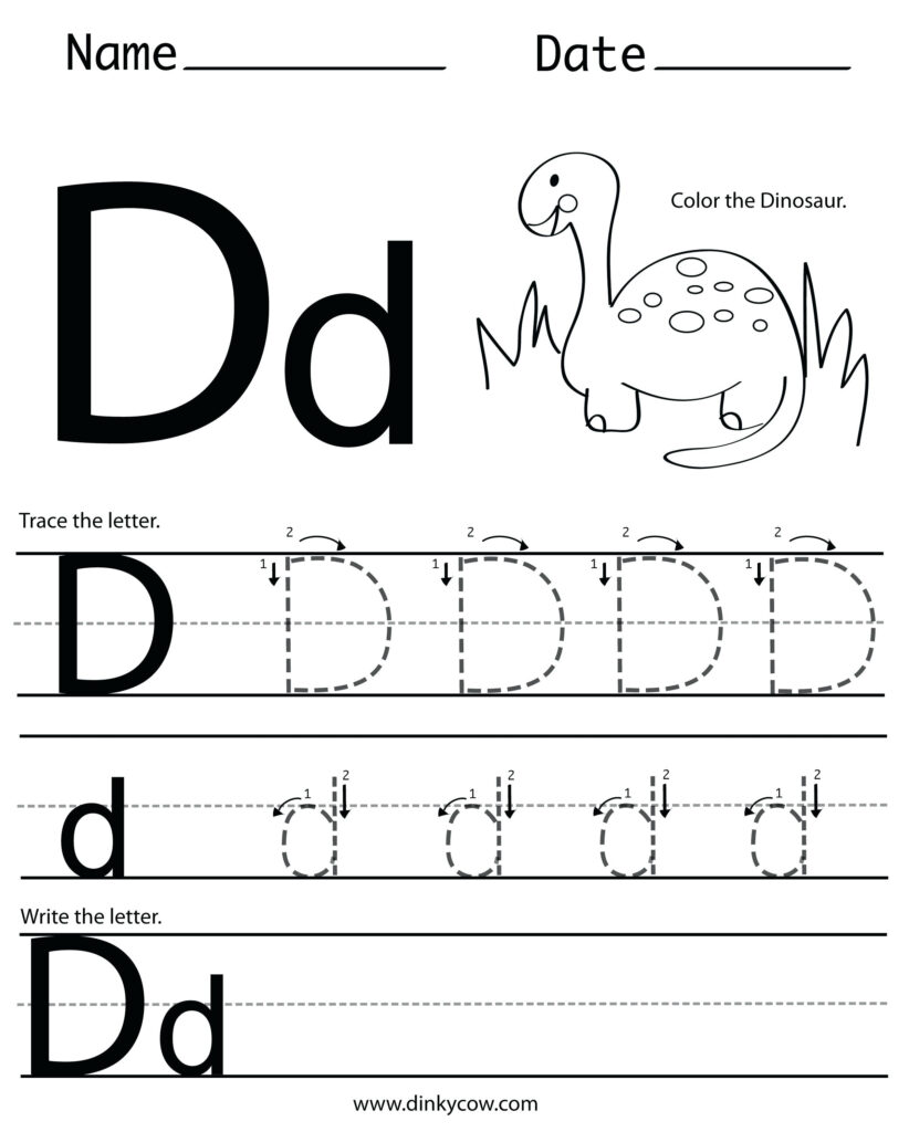 Letter D Worksheets To Learning. Letter D Worksheets Within Letter D Worksheets For 2 Year Olds