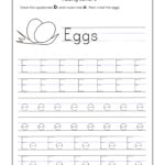 Letter E Worksheets For Kindergarten – Trace Dotted Letters Pertaining To Letter E Tracing Preschool