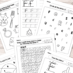 Letter F Worksheets   Alphabet Series   Easy Peasy Learners Regarding Letter T Worksheets Easy Peasy