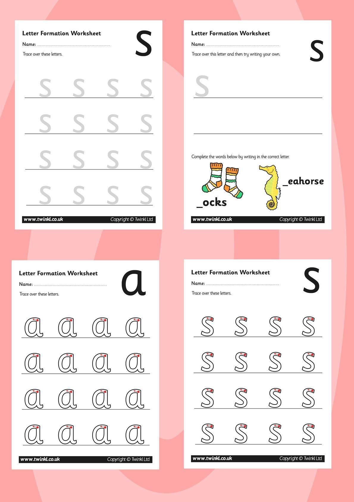 Letter Formation Sheets Twinkl In 2020 | Letter Formation regarding Alphabet Worksheets Twinkl