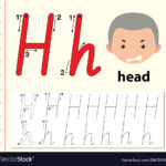 Letter H Tracing Alphabet Worksheets Within Letter H Alphabet Worksheets