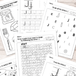 Letter J Worksheets   Alphabet Series   Easy Peasy Learners In Letter J Worksheets Pdf
