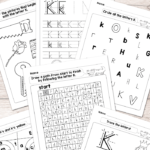 Letter K Worksheets   Alphabet Series   Easy Peasy Learners Intended For Letter K Alphabet Worksheets