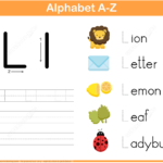Letter L Tracing Worksheet | Free Printable Puzzle Games