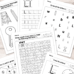 Letter L Worksheets   Alphabet Series   Easy Peasy Learners For L Letter Worksheets