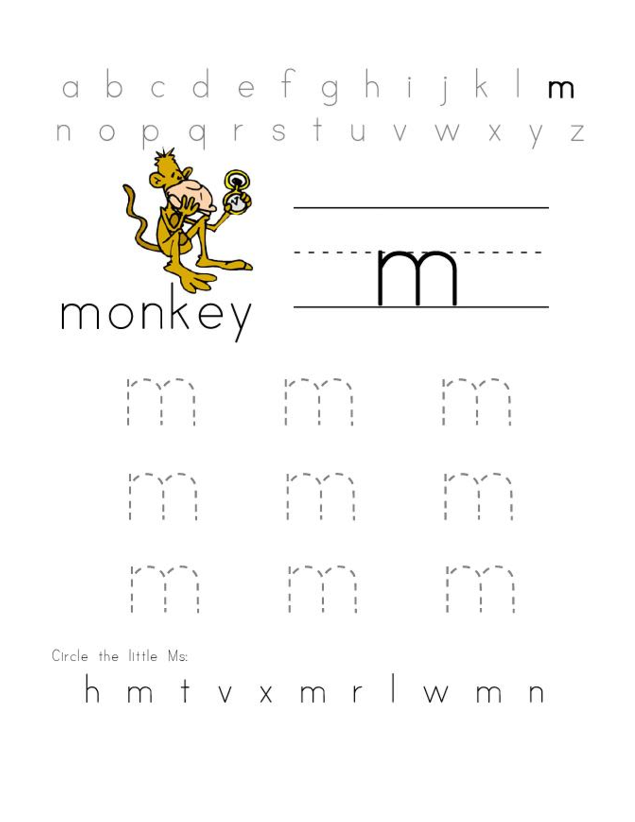 Letter M Worksheets | Activity Shelter intended for Letter M Worksheets For Toddlers