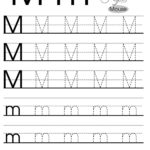 Letter M Worksheets, Flash Cards, Coloring Pages Inside Alphabet M Tracing