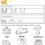 Letter M Worksheets For Toddlers In 2020 | Kindergarten For Letter M Worksheets For Toddlers