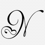 Letter N Cursive, Others, Miscellaneous, White Png | Pngegg