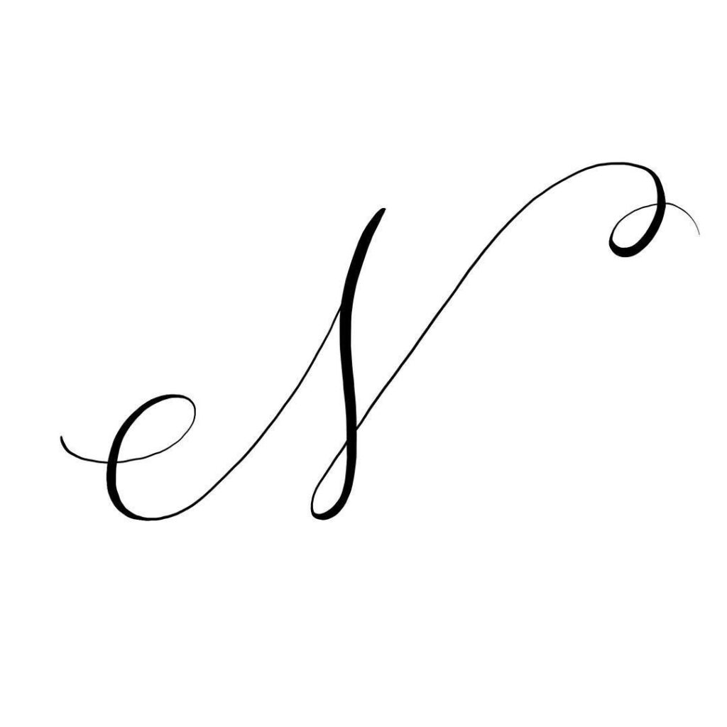 Letter "n" @letterarchive #letterarchive N | Tattoo
