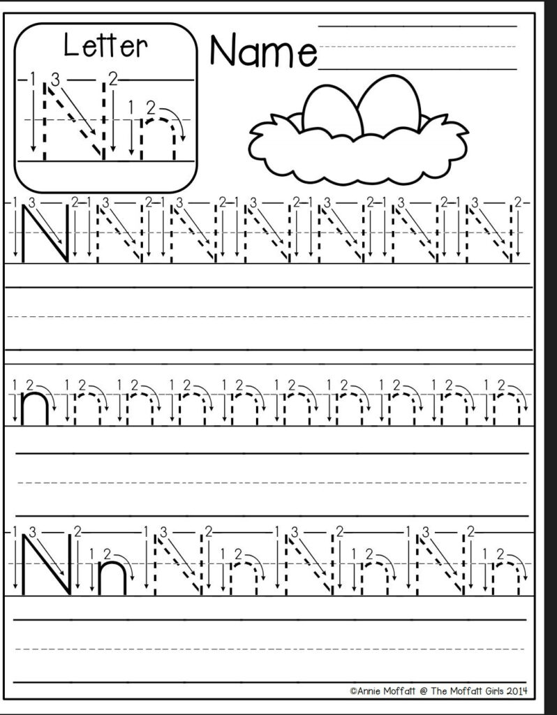 Letter N Worksheet | Letter N Worksheet, Kindergarten Letter N Worksheet | Letter N Worksheet, Kindergarten