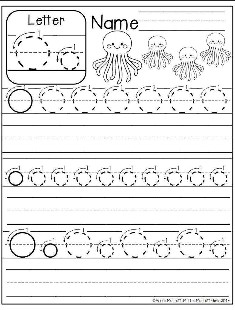 Letter O Tracing Sheet | Alphabetworksheetsfree Within Letter Tracing O