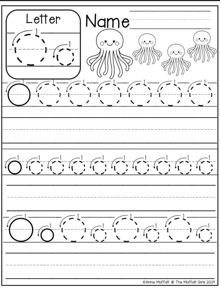 Letter O Tracing Sheet | Alphabetworksheetsfree