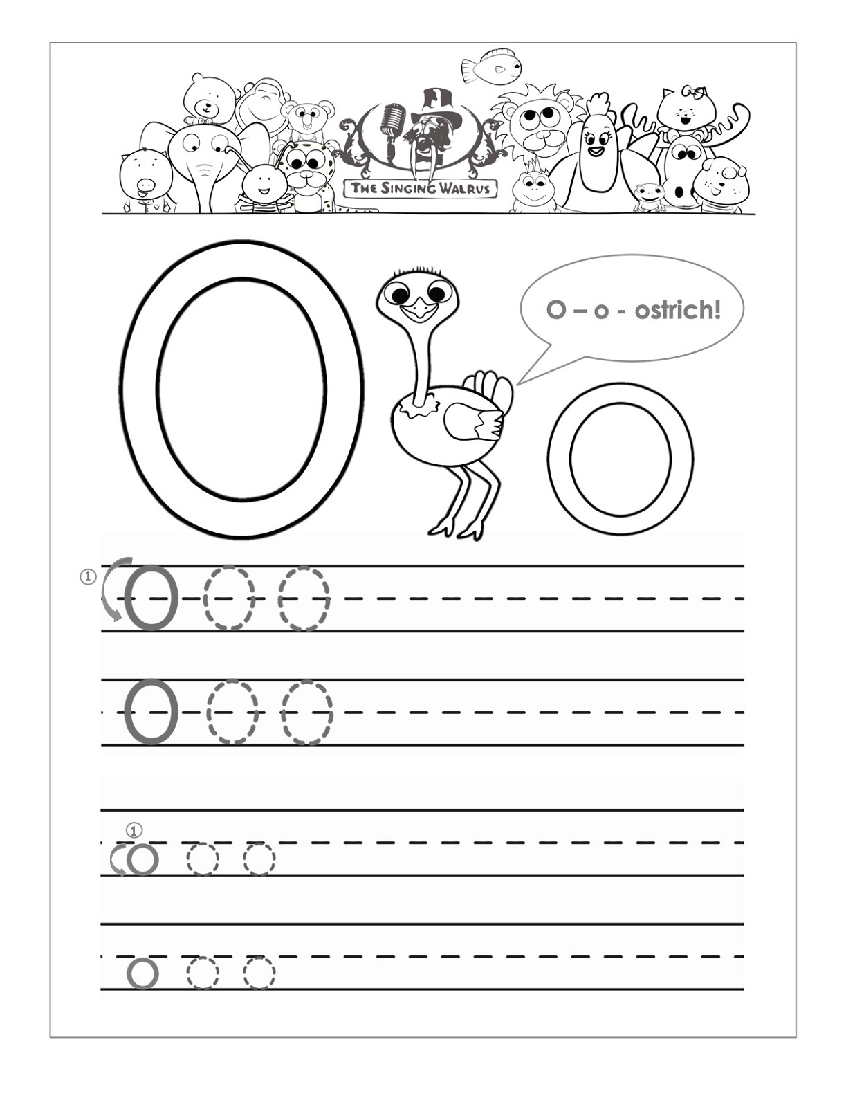 Letter O Worksheets For Preschool | Activity Shelter with Letter O Tracing Worksheets Preschool