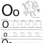 Letter O Worksheets For Preschool For O Letter Tracing