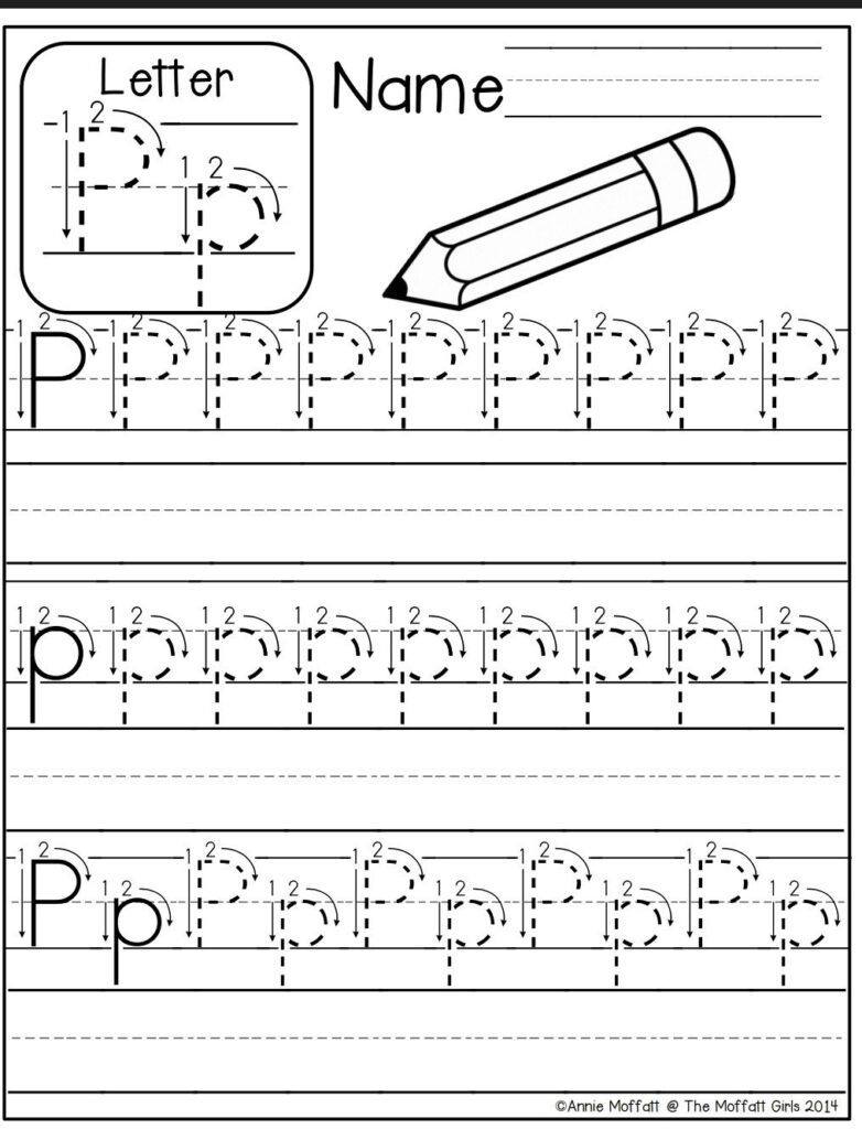 Letter P Worksheet | Letter P Worksheets, Alphabet Inside Letter P Tracing Worksheet