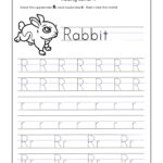 Letter R Worksheets For Kindergarten – Trace Dotted Letters Intended For Letter R Tracing Paper