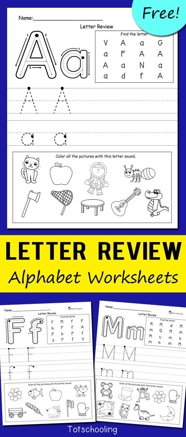 Letter Review Alphabet Worksheets | Alphabet Worksheets within Alphabet Review Worksheets For Preschool