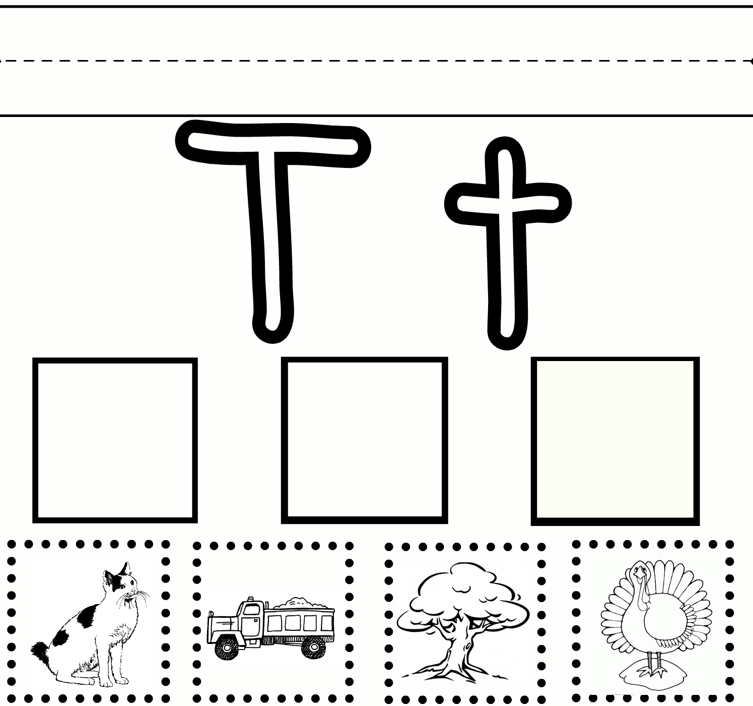 Letter T Worksheets | Kids Activities for Letter T Worksheets Easy Peasy