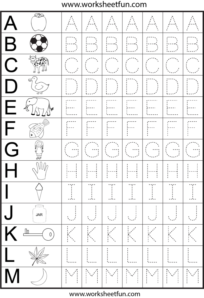 Letter Tracing – 1 Worksheet | Preschool Worksheets, Letter Letter Tracing – 1 Worksheet | Preschool Worksheets, Letter