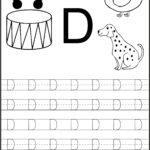 Letter Tracing | Alphabet Tracing Worksheets, Writing Intended For Letter Tracing D