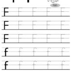 Letter Tracing Worksheets (Letters A   J) Inside Letter F Tracing Printable