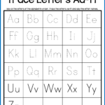 Letter Tracing Worksheets   Uppercase And Lowercase Trace Pertaining To Alphabet Tracing Lowercase