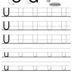 Letter U Tracing Worksheet (11 Aq31×1600) | Viết Chữ In Letter U Tracing Worksheets Preschool