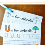 Letter U Tracing Worksheets – Mary Martha Mama With Letter U Tracing Paper