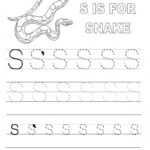 Letter Worksheets Printable Alphabet Centimeter Graph Paper Throughout Letter S Tracing Sheet