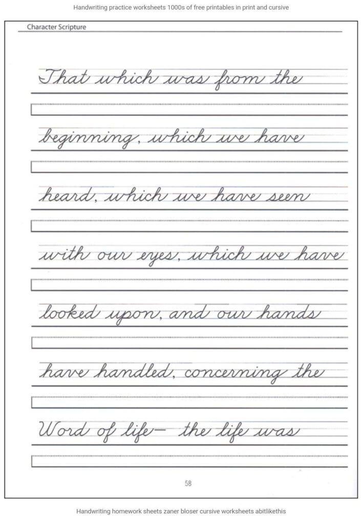 Letter Writing Practice Sheets Cursive Alphabet Preschool